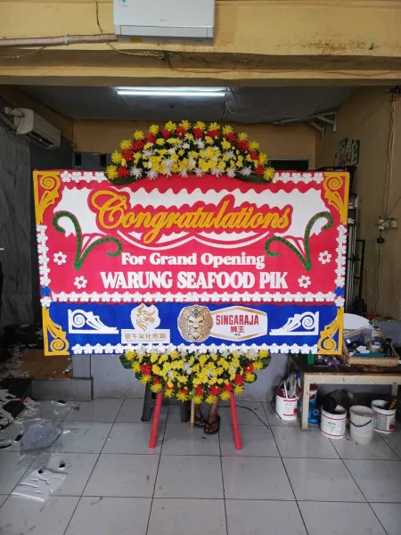 Papan Bunga Ucapan Selamat Nerogtog